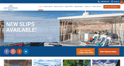 Desktop Screenshot of lakedonpedromarina.com